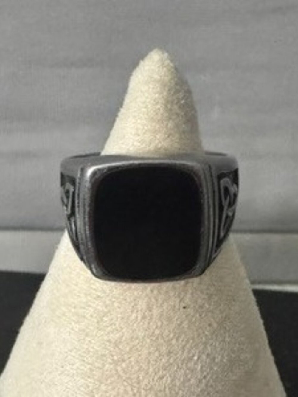 Men's Stainless Steel Celtic Ring - Size 11.5